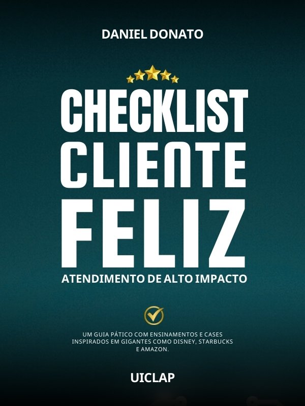 Capa do livro Checklist Cliente Feliz, de Daniel Donato